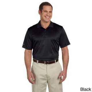 Izod Izod Mens Dobby Performance Polo Shirt Black Size XXL