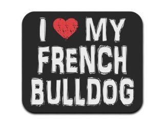 I Love My French Bulldog Mousepad Mouse Pad Computers & Accessories