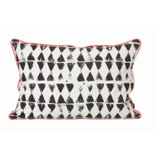 ferm LIVING Worn Triangle Print Organic Cotton Cushion 7326