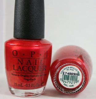 OPI You Rock Apulco Red M24 0.5 oz.  Nail Polish  Beauty