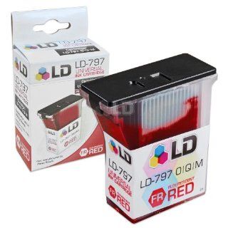 LD © Compatible Replacement for Pitney Bowes Fluorescent Red 797 0 inkjet cartridge. Electronics