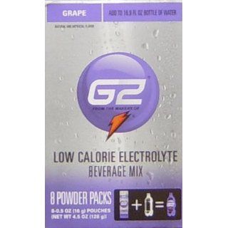 G2 Powder Packs Low Calorie Electrolyte Water Beverage Mix, GRAPE Flavors, 8 Packets (PACK of 3)  Energy Drinks  Grocery & Gourmet Food