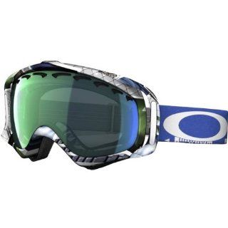 Oakley JP Auclair Crowbar Slide Show Men's Special Editions Signature Series Snowsport Snowmobile Goggles Eyewear   Emerald Iridium / One Size Fits All Automotive