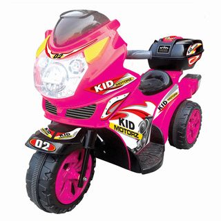 Kid Motorz Pink Ride on Motorcycle