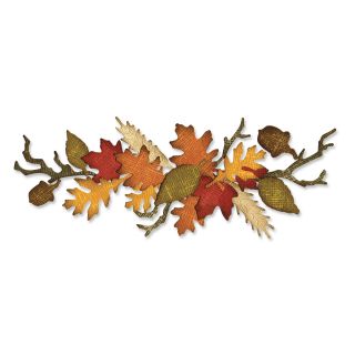Sizzix Sizzlits Decorative Strip Autumn Gatherings Die