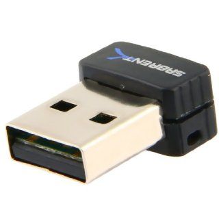 SABRENT USB 2.0 Mini Wifi Wireless 802.11N Adapter   Piano Black (REALTEK CHIPSET) USB A11N Computers & Accessories