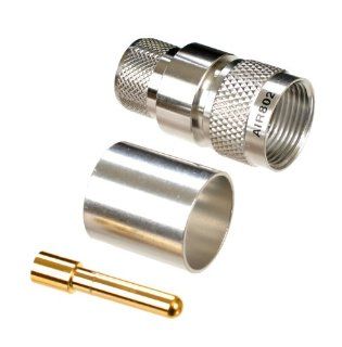 AIR802 UHF Plug Male or PL 259 Coaxial Connector for AIR802 CA600 or Time Microwave LMR 600 Cable 