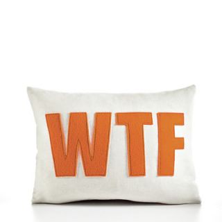 Alexandra Ferguson WTF Decorative Pillow WTF 1XX Size 10 W x 14 D, Color