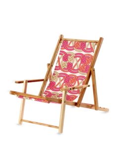Fold Up Reversible Printed Chair by Julie Brown