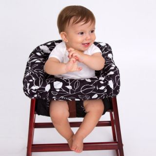 Balboa Baby High Chair Cover 92203 Color/Pattern Black & White Leaf