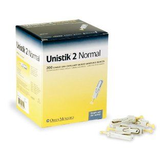 Unistik 2 Safety Lancets 28G 1.8mm depth lancet Health & Personal Care