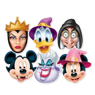 Disney Halloween Masks   6 Pack      Traditional Gifts