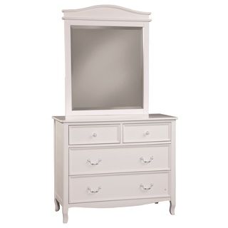 Bolton Furniture Emma 4 drawer White Dresser White Size 4 drawer
