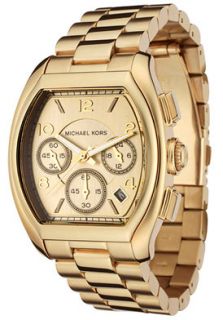 Michael Kors MK5202  Watches,Womens Chronograph Gold Dial Gold Tone Stainless Steel, Chronograph Michael Kors Quartz Watches