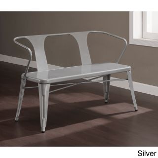 Tabouret Metal Bench With Back