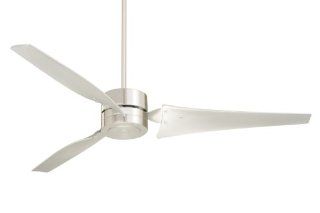 Emerson HF1160BS Heat Fan, Indoor Ceiling Fan, 60 Inch Blade Span, Brushed Steel Finish, Brushed Steel Blades    