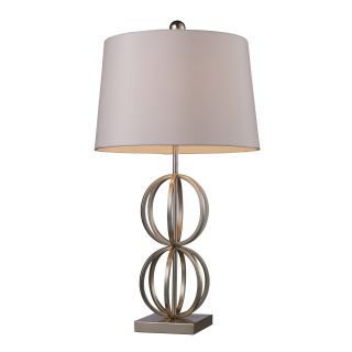Donora 1 light Silver Leaf Table Lamp