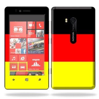 MightySkins Protective Skin Decal Cover for Nokia Lumia 810 Cell Phone T Mobile Sticker Skins German Flag Cell Phones & Accessories