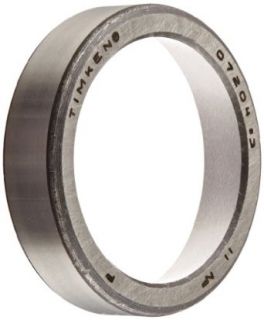 Timken 07204#3 Tapered Roller Bearing, Single Cup, Precision Tolerance, Straight Outside Diameter, Steel, Inch, 2.0470" Outside Diameter, 0.5000" Width
