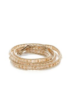 Crystal Bead Wrap Bracelet by Chan Luu