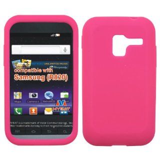 Asmyna SAMR820CASKSO008 Soft Durable Protective Case for Samsung Admire 4G R820   1 Pack   Retail Packaging   Hot Pink Cell Phones & Accessories