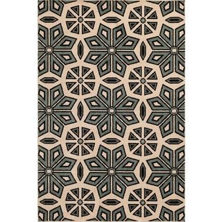 Veranda Moroccan Tile Bone Indoor/ Outdoor Rug (5 X 73)