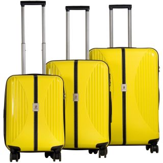 Calpak Jubilee 3 piece Lightweight Polypropylene Hardsided Spinner Luggage Set