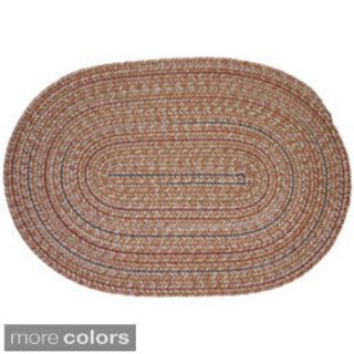 Duval Wool Blend Braided Area Rug (10 X 13 Oval)