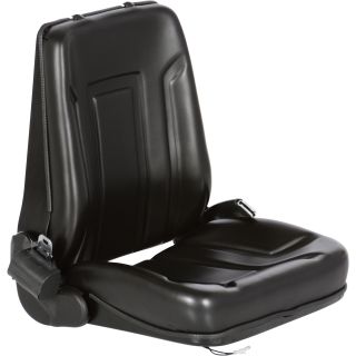 Vestil Deluxe Fork Truck Seat — Black, Model# LTSD-V  Forklift   Material Handling Seats