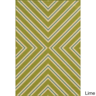 Indoor/ Outdoor Geometric Polypropylene Rug (25 X 45)