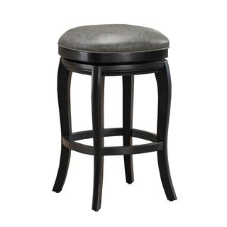 Marion Bar Height Stool In Black And Grey