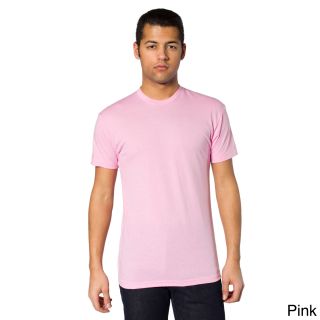 American Apparel American Apparel Unisex Poly cotton Crew Neck T shirt Pink Size XS