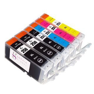 Sophia Global Compatible Ink Cartridge Replacements For Pgi 250xl And Cli 251xl (pack Of 7)