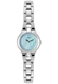 Seiko SUJA75  Watches,Womens   Stainless Steel Blue Mother of Pearl Dial, Casual Seiko Quartz Watches