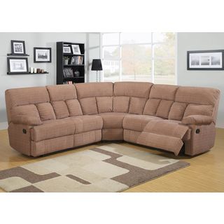 Becky Pebble Brown Reclining Sectional