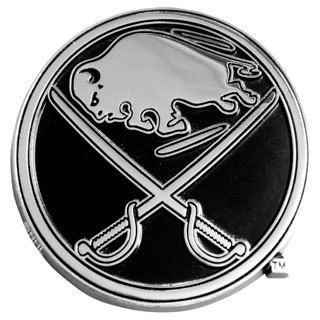 Nhl Buffalo Sabres Chromed Metal Emblem