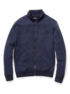 Zip Front Sweater Bomber by Fred Perry