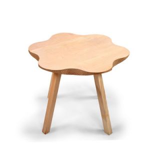 Manulution Daisy End Table RNM252 Top Finish Maple, Base Finish Wood