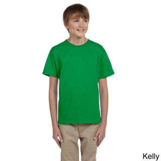Fruit Of The Loom Fruit Of The Loom Youth Boys Heavy Cotton Hd T shirt Green Size L (14 16)