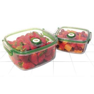 Fresh Choice Vacuum Sealed Food Container Set of 2 Kitchen & Dining