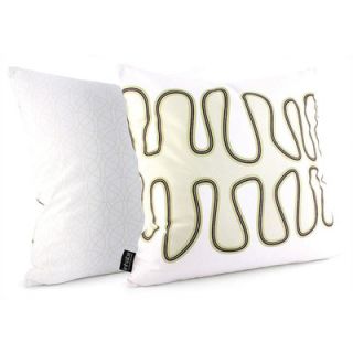 Inhabit Spa Kelp Suede Throw Pillow KEAQ Size 13 x 24, Color Aqua