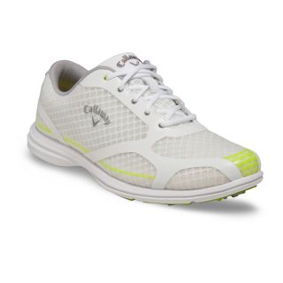 Callaway Solaire Sky Series Ladies White And Lime Golf Shoes