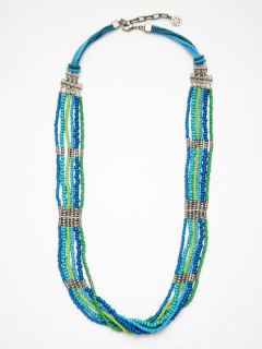 Multi Strand Bead & Rope Necklace by Ben Amun