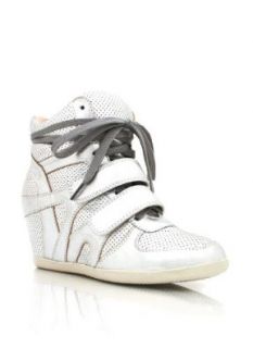 Metallic Wedge Sneakers Fashion Sneakers Shoes