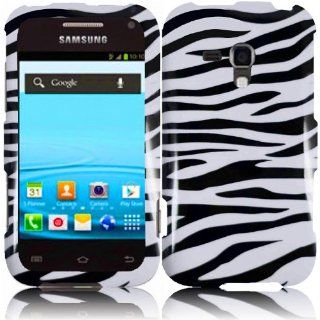 For Samsung Galaxy Rush M830 Hard Design Cover Case Zebra Cell Phones & Accessories