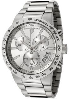 Swiss Legend 10057 22S  Watches,Mens Endurance Chronograph Silver Dial Stainless Steel, Chronograph Swiss Legend Quartz Watches