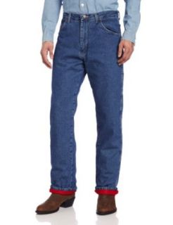 Wrangler Rugged Wear Men's Woodland Thermal Jean at  Mens Clothing store