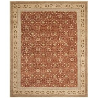 Safavieh Hand knotted Marrakech Rose/ Ivory Wool Rug (9 X 12)