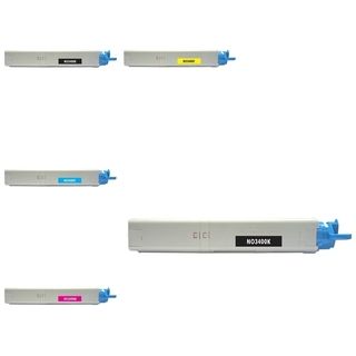 Basacc 5 ink Cartridge Set Compatible With Okidata C3300/ C3400/ C3520