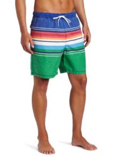 Nautica Men's Beach Stripe Trunk Boardshort, Twilight Sky, Medium at  Mens Clothing store Fashion Board Shorts